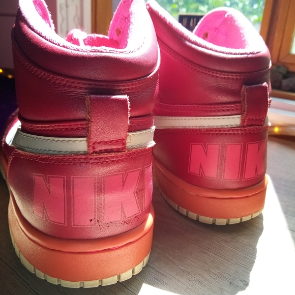 Red Nike High Tops - Picture 6 of 9